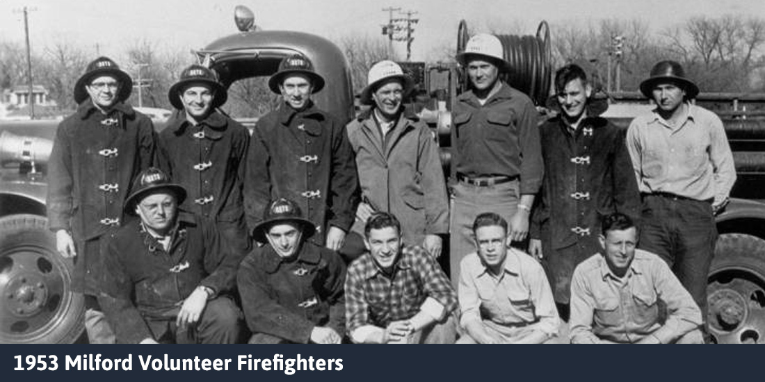 1953 Milford Volunteer Firefighters