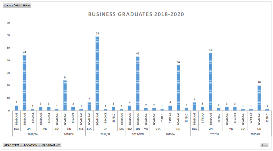 business grads 2018-2020